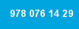 978 076 14 29 978 076 14 29
